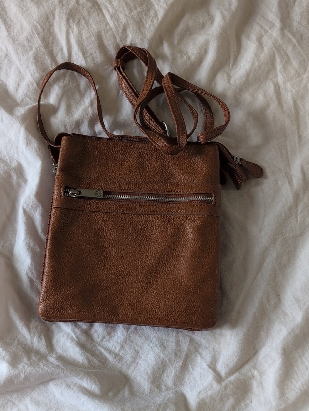 Giant bernini genuine leather crossbody